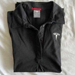 Black Tesla Polo